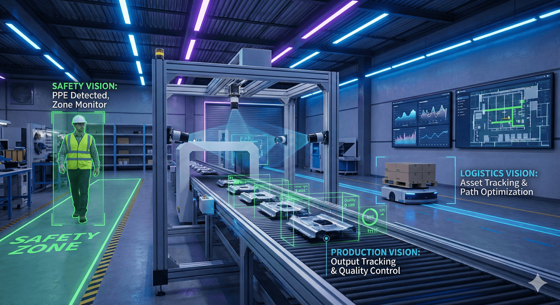 Quasi Intelligence industrial AI platform dashboard